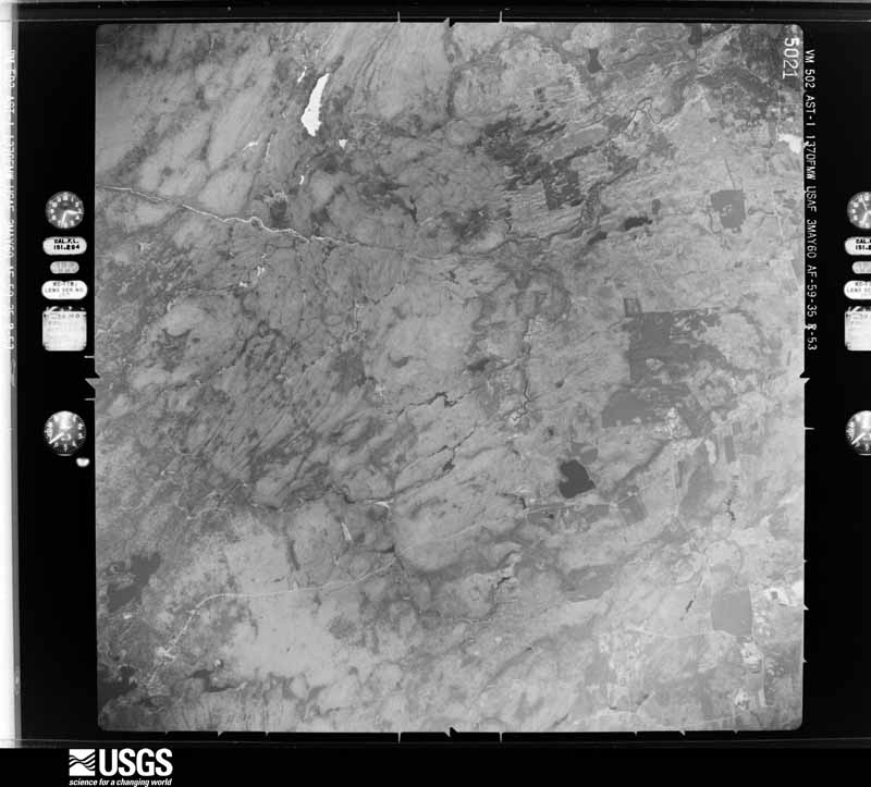 U.S. Geological Survey aerial photograph, 1960-05-03, scale 1:60000