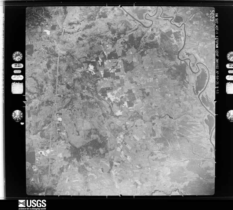 U.S. Geological Survey aerial photograph, 1960-05-03, scale 1:60000