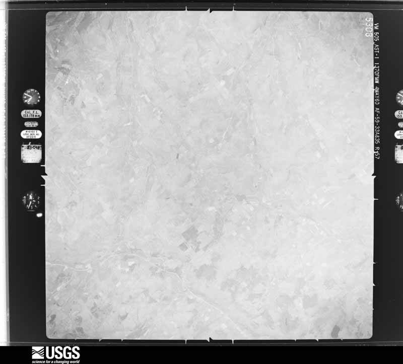U.S. Geological Survey aerial photograph, 1960-05-04, scale 1:60000