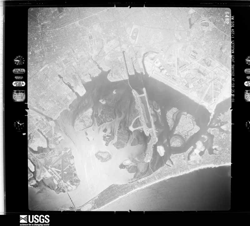 U.S. Geological Survey aerial photograph, 1960-05-05, scale 1:60000