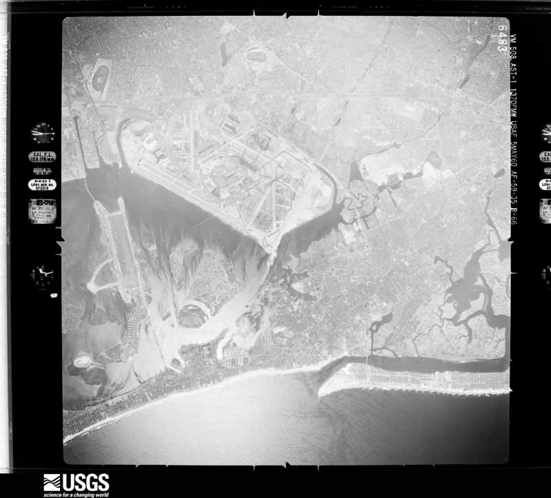 U.S. Geological Survey aerial photograph, 1960-05-05, scale 1:60000