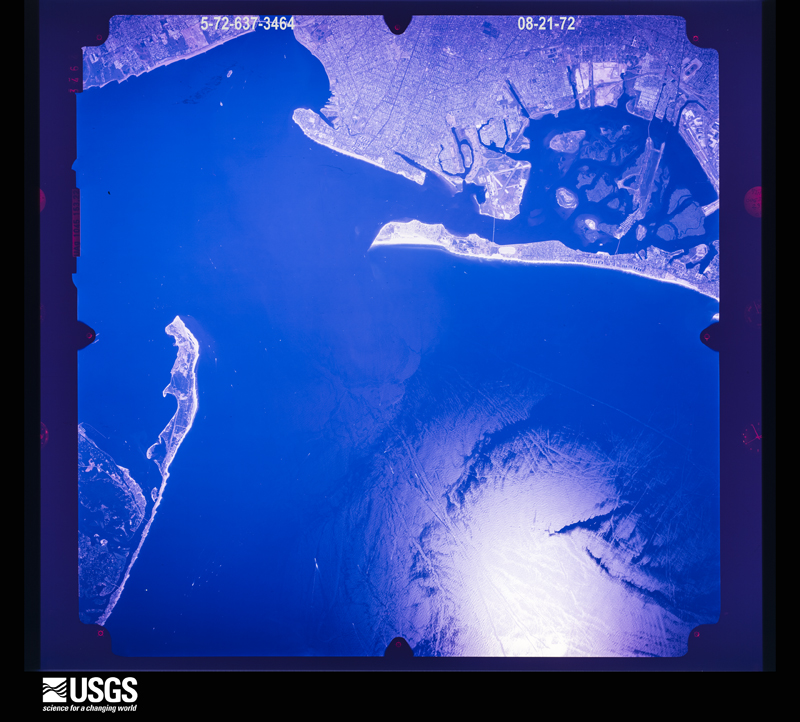 U.S. Geological Survey aerial photograph, 1972-08-21, scale 1:130000
