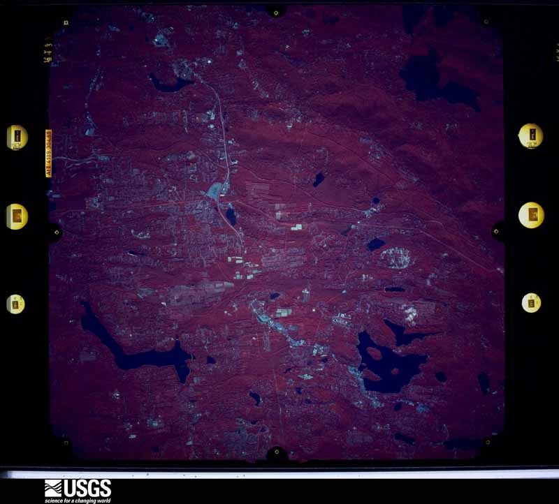 U.S. Geological Survey aerial photograph, 1992-06-16, scale 1:66000