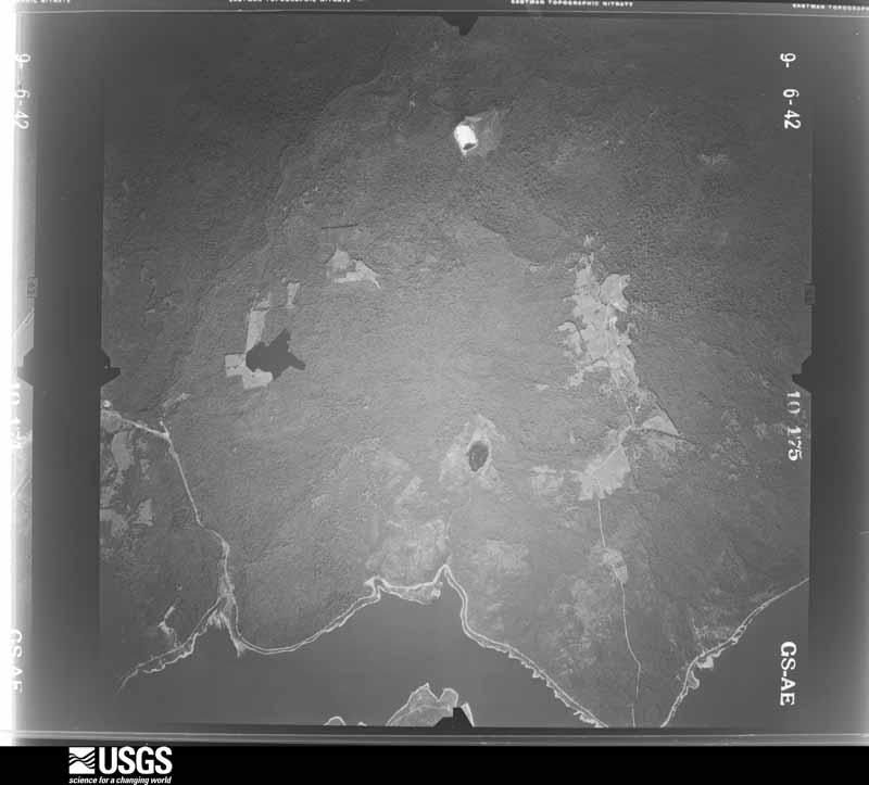 U.S. Geological Survey aerial photograph, 1942-09-06, scale 1:27200