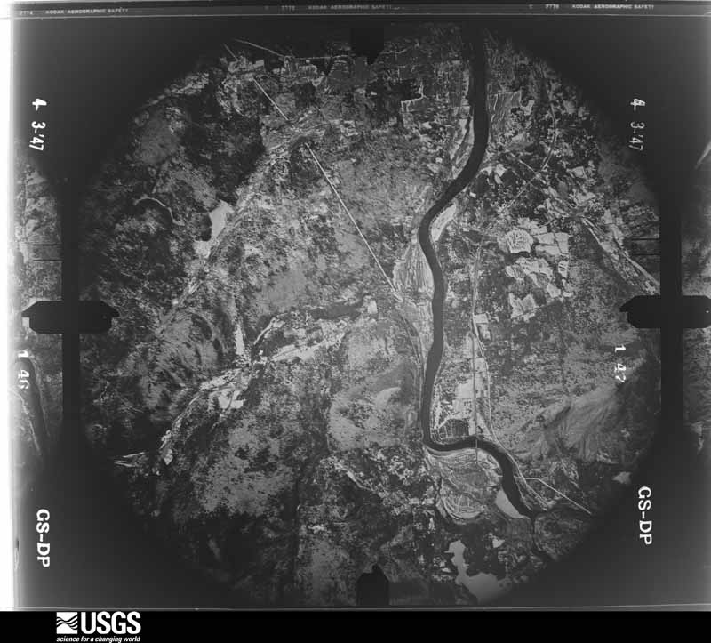 U.S. Geological Survey aerial photograph, 1947-04-03, scale 1:35400