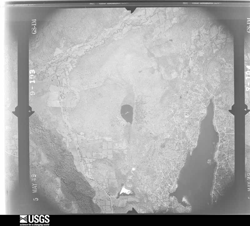 U.S. Geological Survey aerial photograph, 1949-04-05, scale 1:17000
