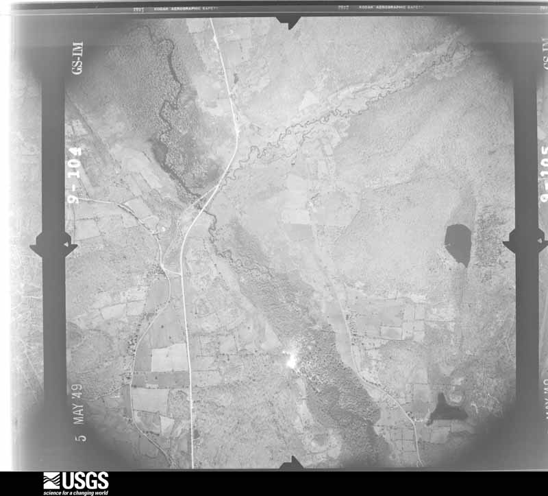 U.S. Geological Survey aerial photograph, 1949-04-05, scale 1:17000
