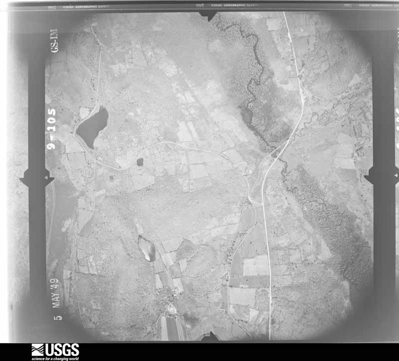 U.S. Geological Survey aerial photograph, 1949-04-05, scale 1:17000
