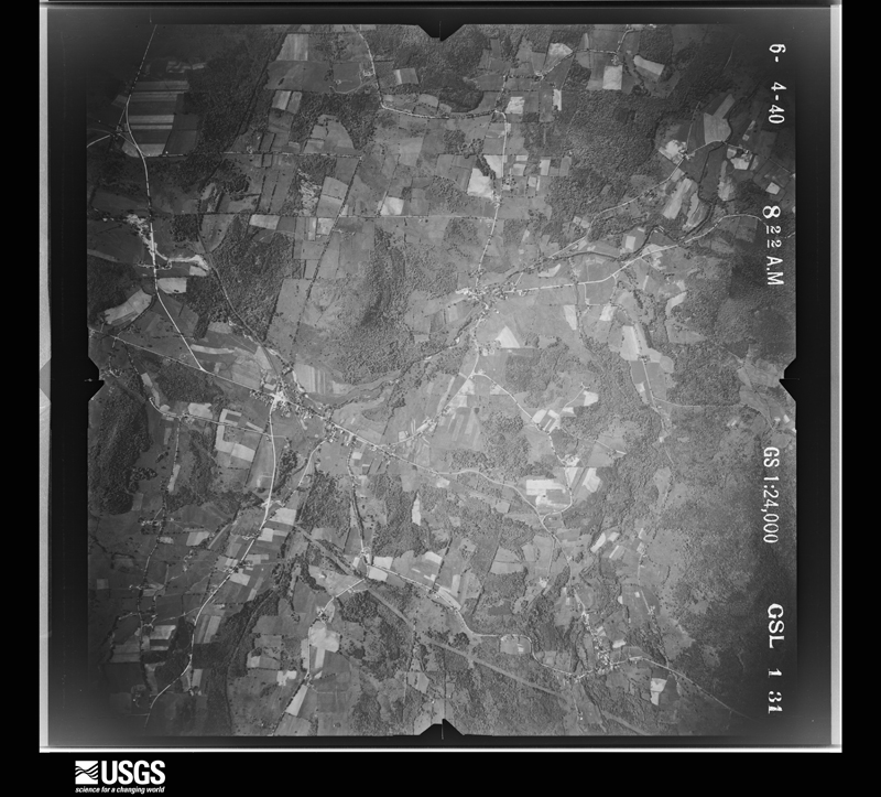 U.S. Geological Survey aerial photograph, 1940-06-06, scale 1:24000