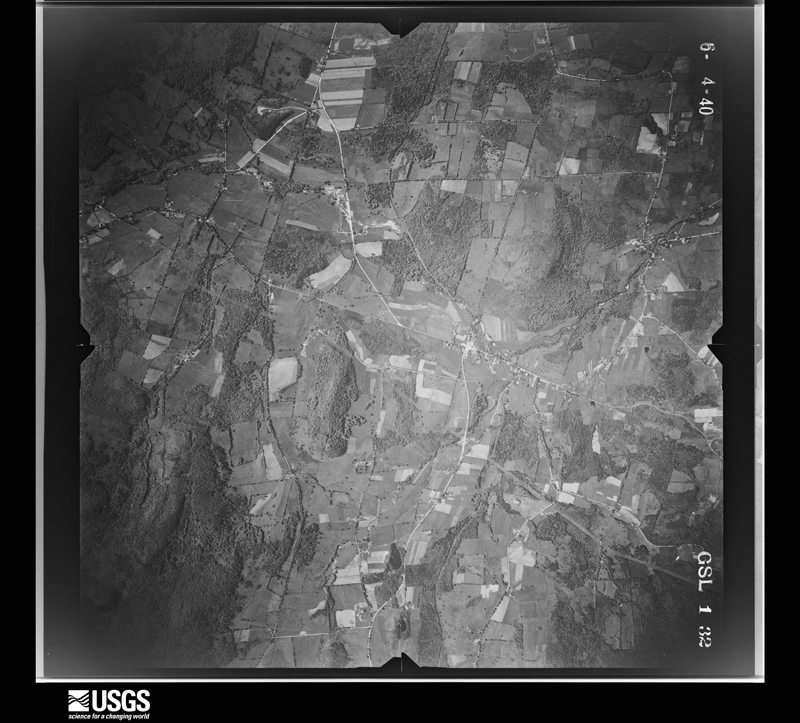 U.S. Geological Survey aerial photograph, 1940-06-06, scale 1:24000