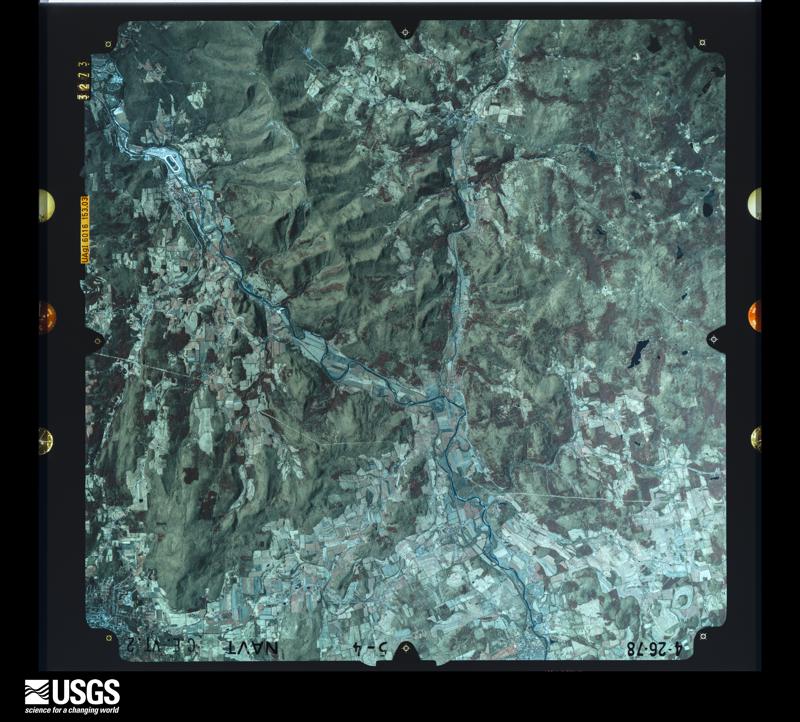 U.S. Geological Survey aerial photograph, 1978-04-26, scale 1:80000
