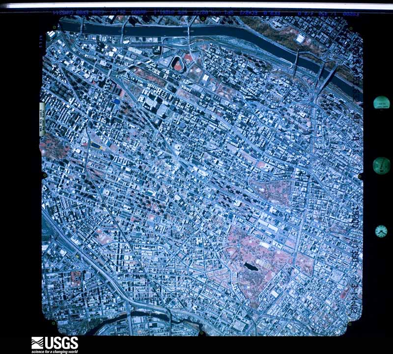 U.S. Geological Survey aerial photograph, 2002-03-14, scale 1:19200