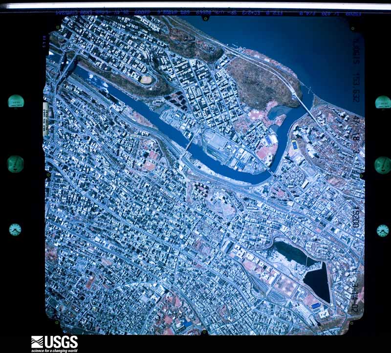 U.S. Geological Survey aerial photograph, 2002-03-14, scale 1:19200