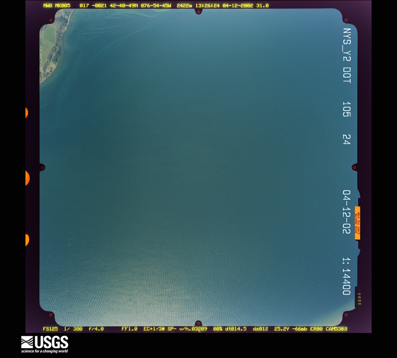 U.S. Geological Survey aerial photograph, 2002-04-12, scale 1:14400