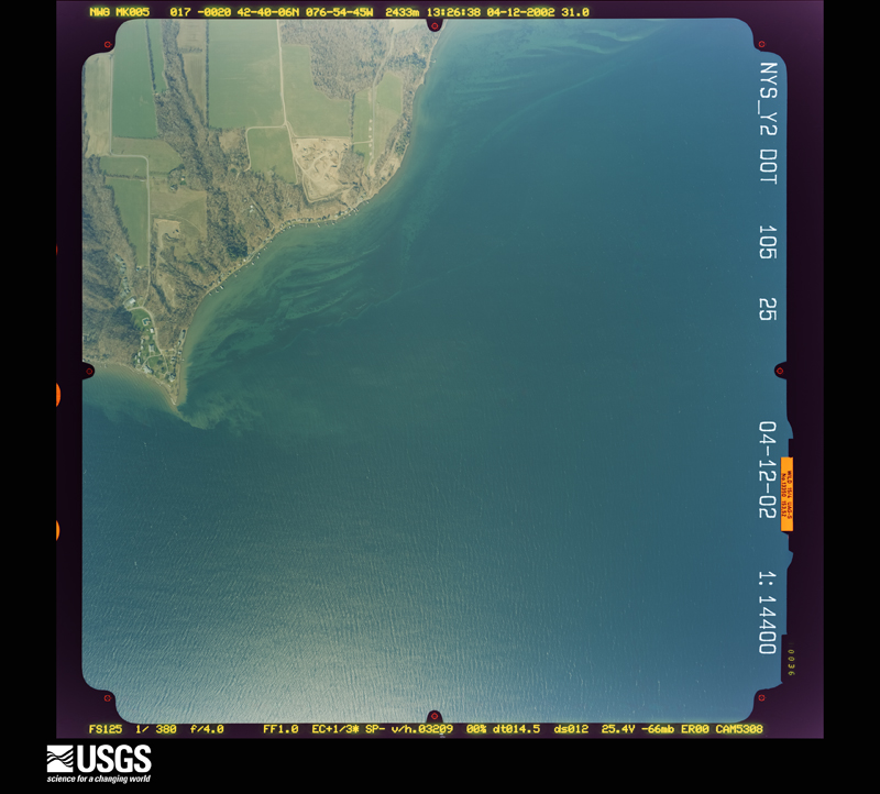U.S. Geological Survey aerial photograph, 2002-04-12, scale 1:14400