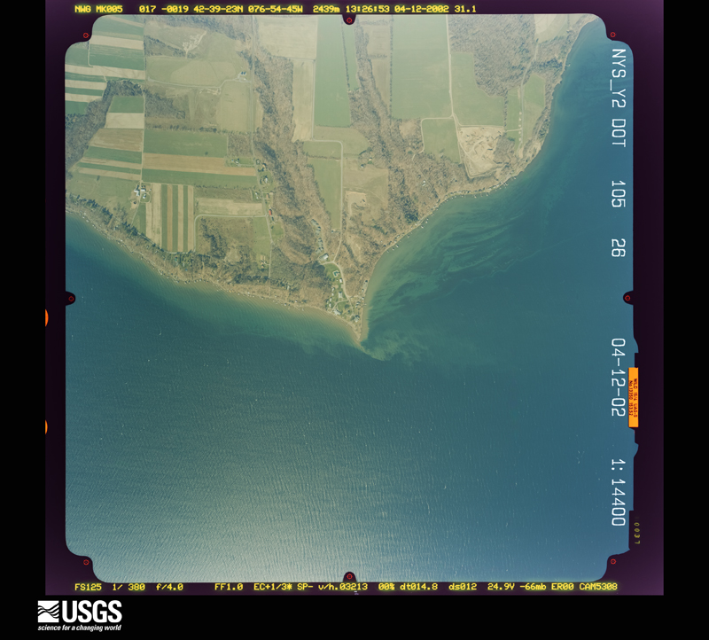 U.S. Geological Survey aerial photograph, 2002-04-12, scale 1:14400