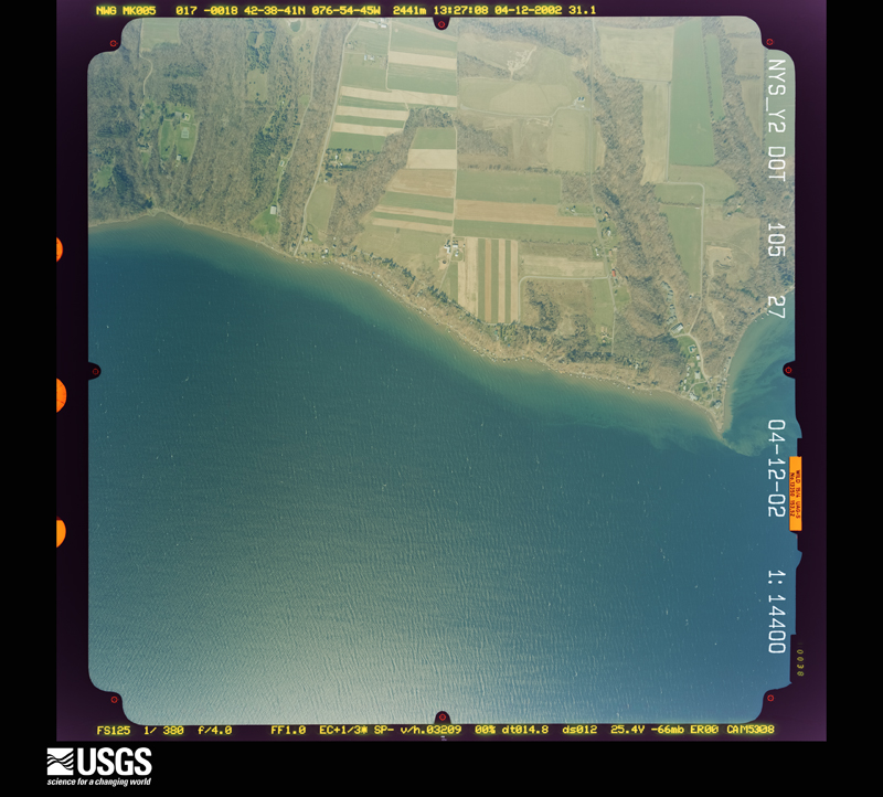 U.S. Geological Survey aerial photograph, 2002-04-12, scale 1:14400