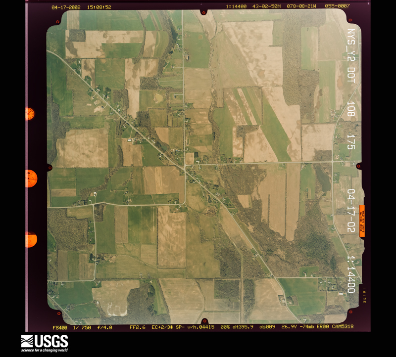U.S. Geological Survey aerial photograph, 2002-04-17, scale 1:14400