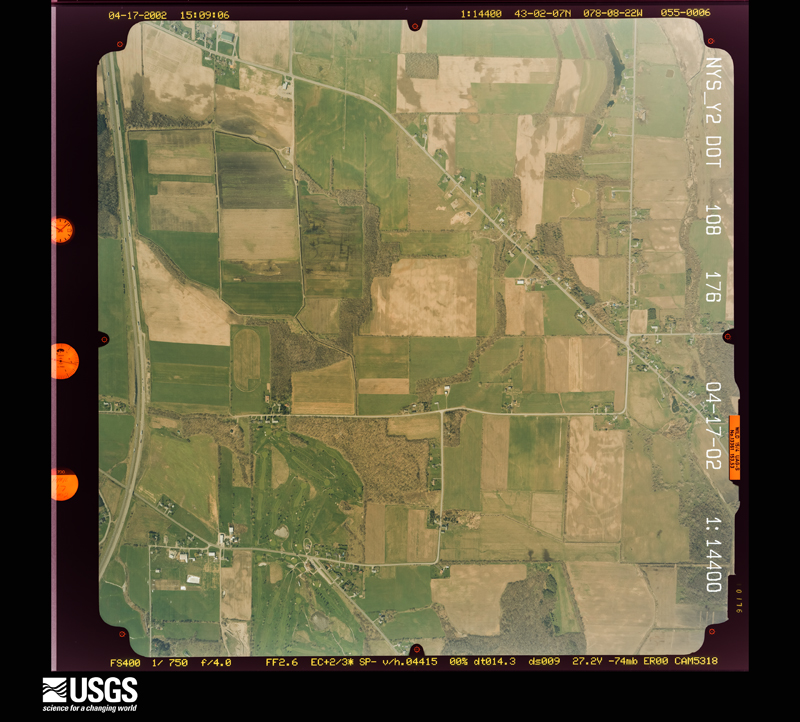 U.S. Geological Survey aerial photograph, 2002-04-17, scale 1:14400