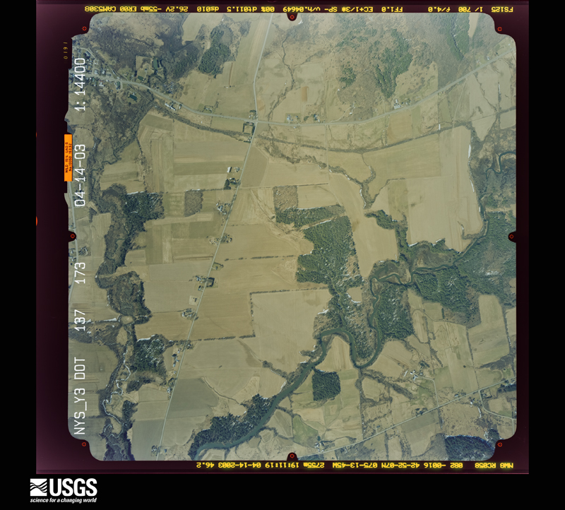 U.S. Geological Survey aerial photograph, 2003-04-14, scale 1:14400