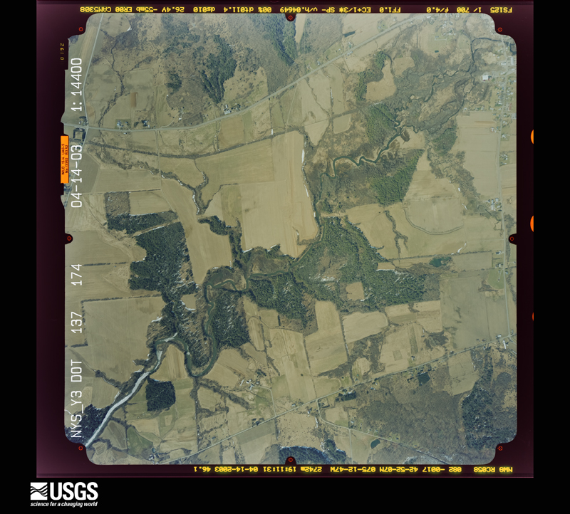 U.S. Geological Survey aerial photograph, 2003-04-14, scale 1:14400