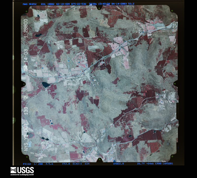 U.S. Geological Survey aerial photograph, 2003-04-14, scale 1:28800
