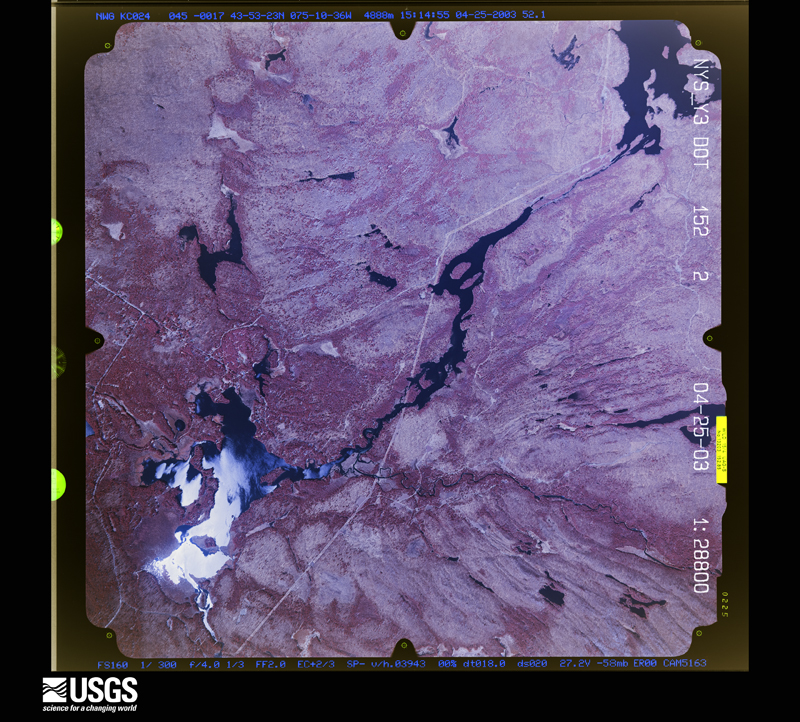 U.S. Geological Survey aerial photograph, 2003-04-25, scale 1:28800