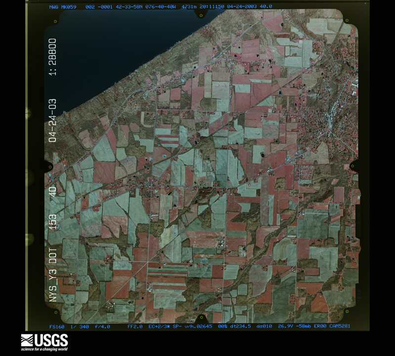 U.S. Geological Survey aerial photograph, 2003-04-24, scale 1:28800
