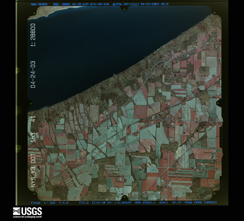 U.S. Geological Survey aerial photograph, 2003-04-24, scale 1:28800