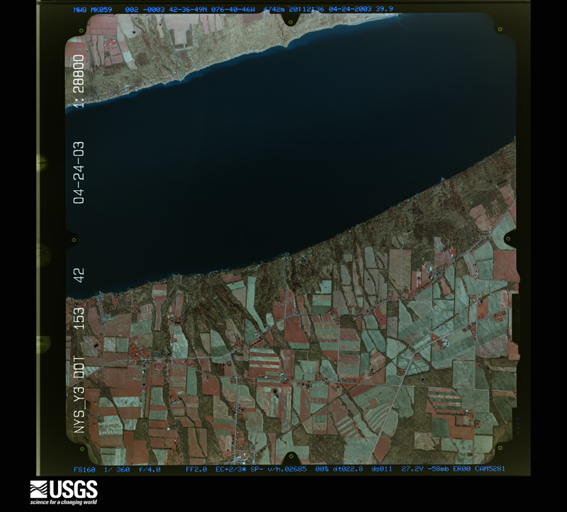 U.S. Geological Survey aerial photograph, 2003-04-24, scale 1:28800