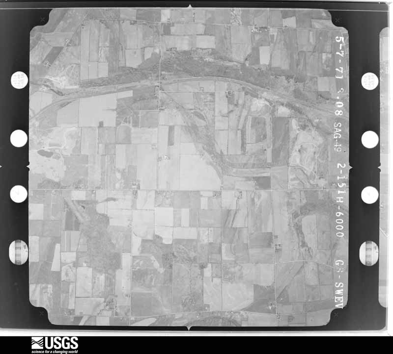 U.S. Geological Survey aerial photograph, 1971-05-07, scale 1:20500