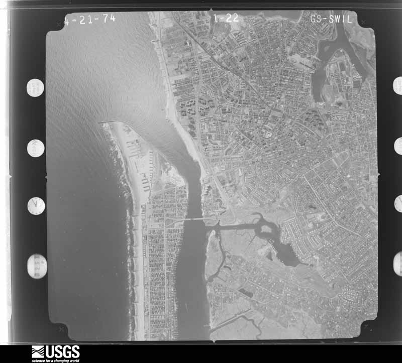 U.S. Geological Survey aerial photograph, 1974-04-21, scale 1:20500