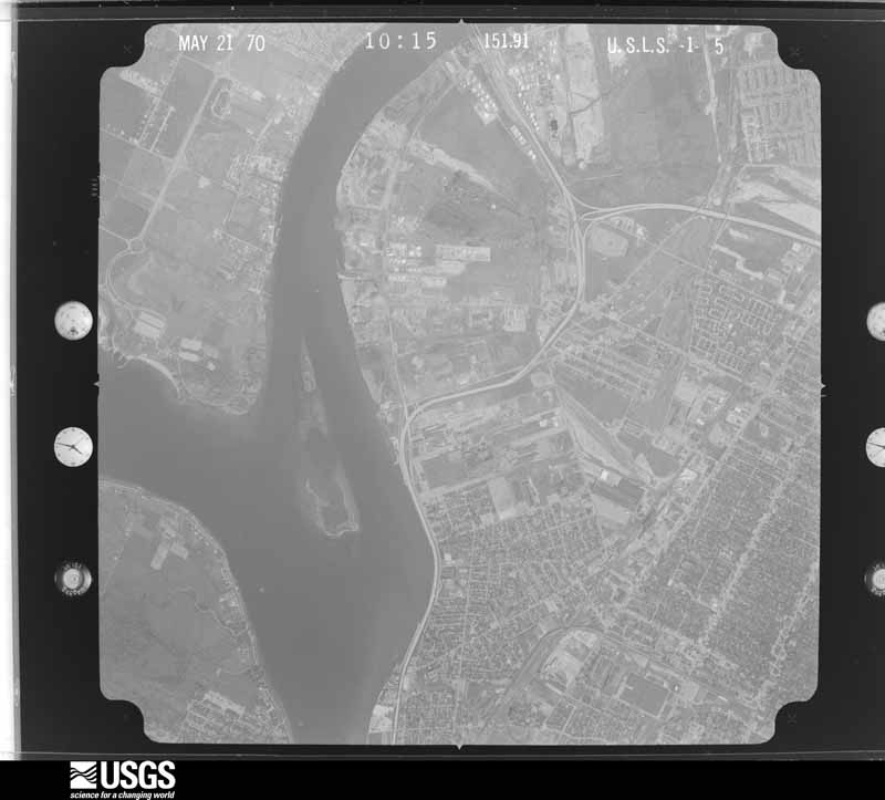 U.S. Geological Survey aerial photograph, 1970-05-21, scale 1:30000