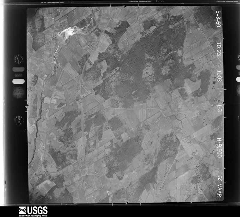 U.S. Geological Survey aerial photograph, 1960-05-03, scale 1:19000