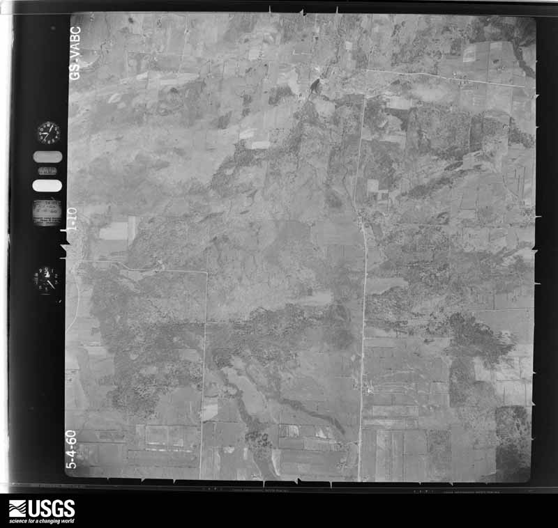 U.S. Geological Survey aerial photograph, 1960-05-04, scale 1:20000