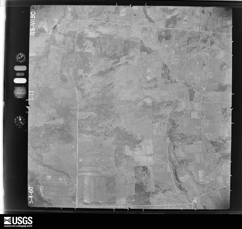 U.S. Geological Survey aerial photograph, 1960-05-04, scale 1:20000
