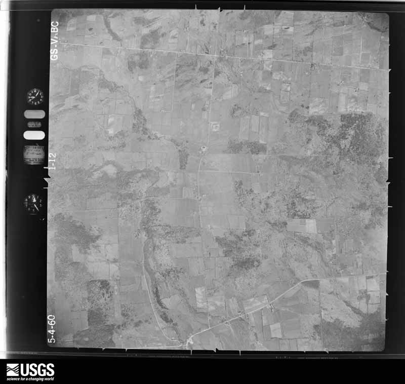 U.S. Geological Survey aerial photograph, 1960-05-04, scale 1:20000