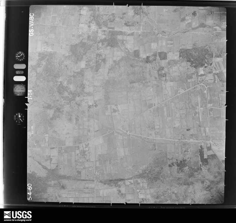 U.S. Geological Survey aerial photograph, 1960-05-04, scale 1:20000