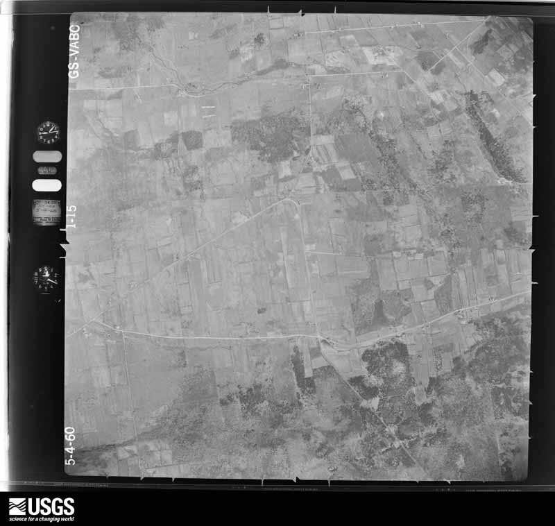U.S. Geological Survey aerial photograph, 1960-05-04, scale 1:20000