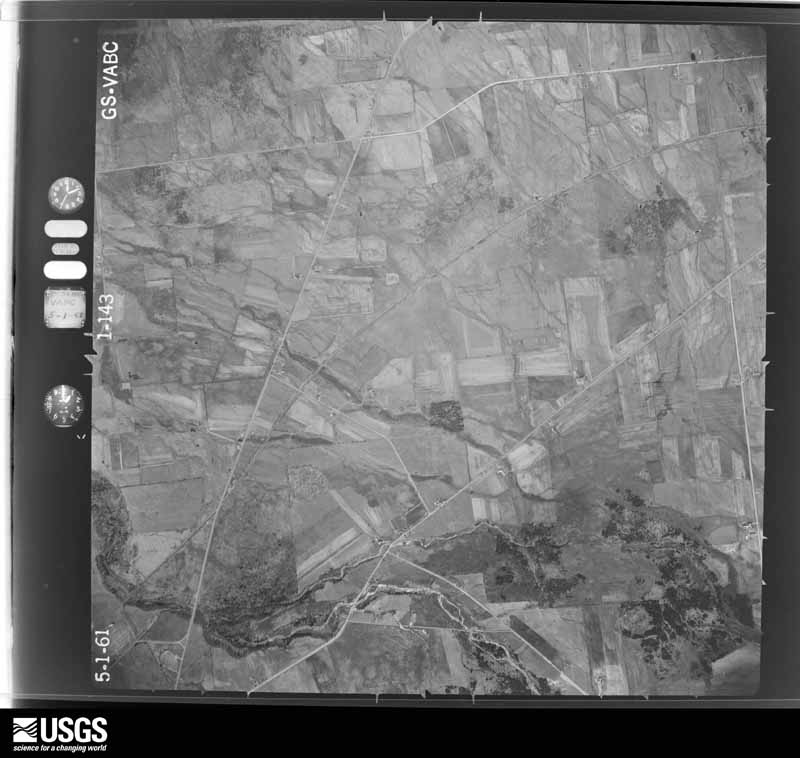 U.S. Geological Survey aerial photograph, 1961-05-01, scale 1:20000