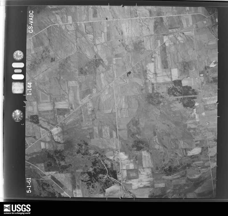 U.S. Geological Survey aerial photograph, 1961-05-01, scale 1:20000