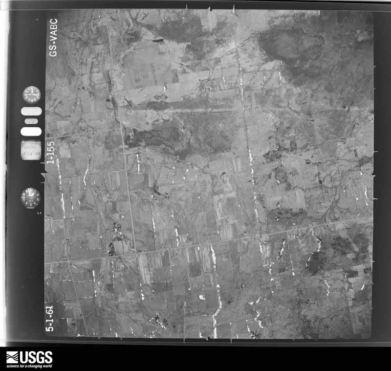 U.S. Geological Survey aerial photograph, 1961-05-01, scale 1:20000