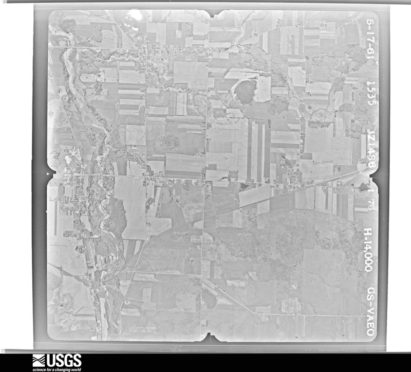 U.S. Geological Survey aerial photograph, 1961-05-17, scale 1:28000