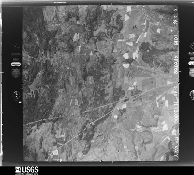 U.S. Geological Survey aerial photograph, 1962-05-09, scale 1:26000