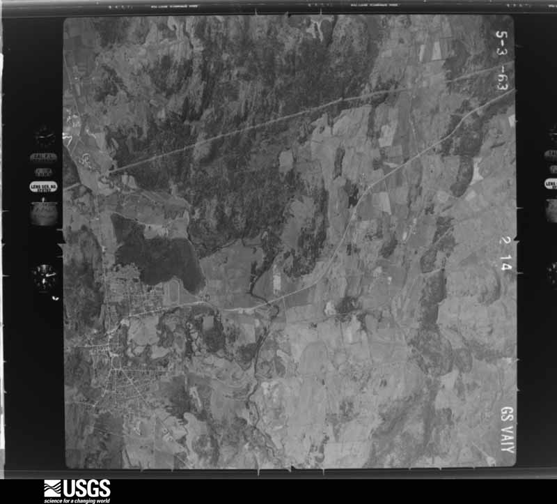 U.S. Geological Survey aerial photograph, 1963-05-03, scale 1:26000