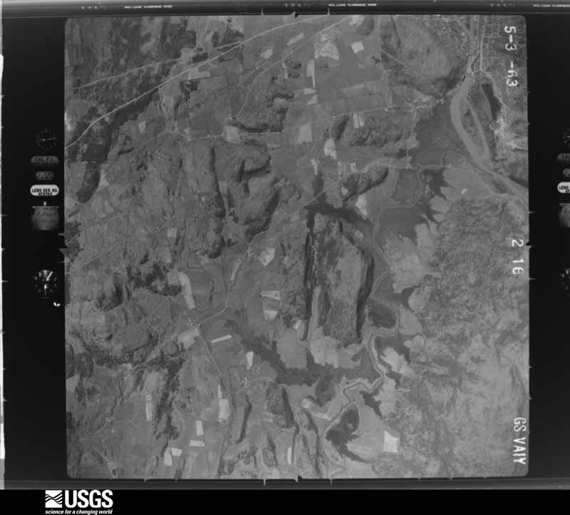 U.S. Geological Survey aerial photograph, 1963-05-03, scale 1:26000
