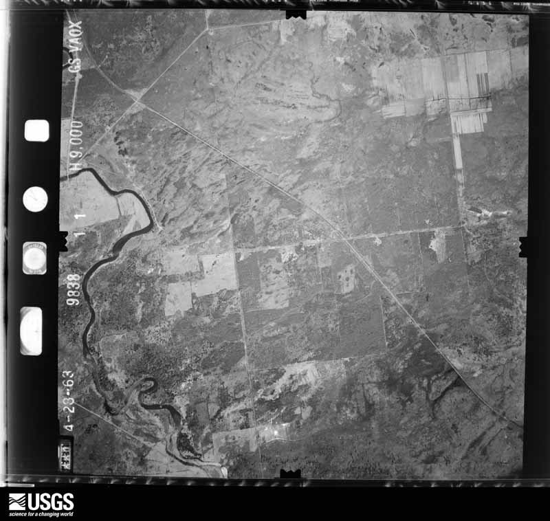 U.S. Geological Survey aerial photograph, 1963-04-28, scale 1:18000