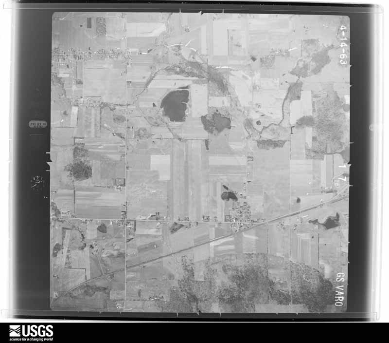 U.S. Geological Survey aerial photograph, 1963-04-14, scale 1:19000