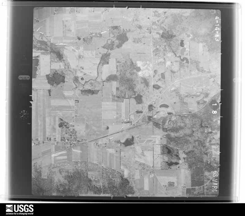 U.S. Geological Survey aerial photograph, 1963-04-14, scale 1:19000