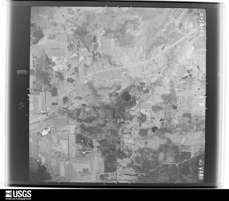 U.S. Geological Survey aerial photograph, 1963-04-14, scale 1:19000